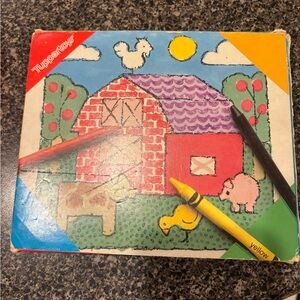 Vintage Tupperware Picture Plates